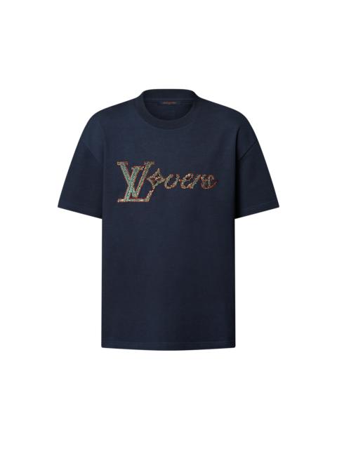 LV Lovers Embellished Short-Sleeved T-Shirt