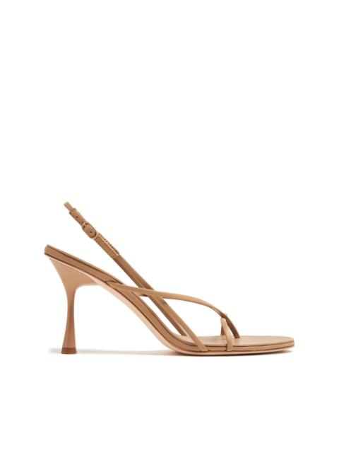 Wishbone 75mm leather sandals