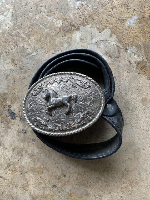 Other Designers Vintage Distressed Western Belt Buckle Feel cowboy