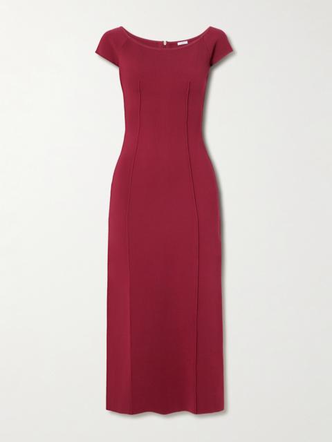 JOSEPH Foin Stretch-knit Midi Dress