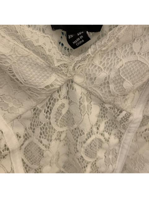 Other Designers New Look Women's Cream and White Bodysuit