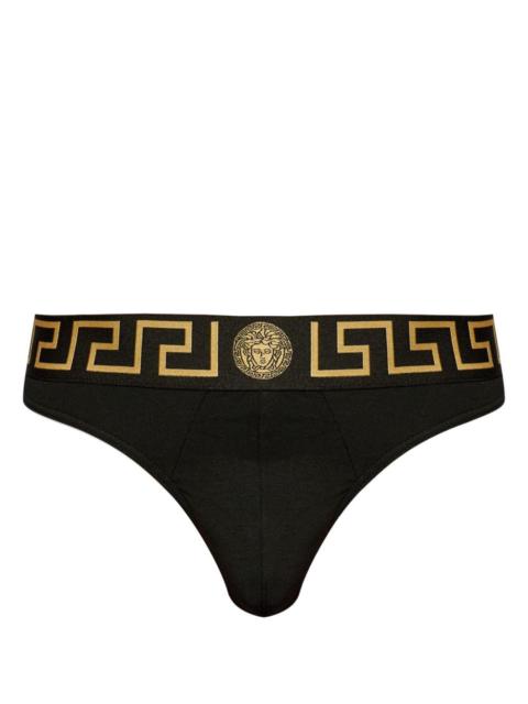 VERSACE LOGO THONG BRIEFS