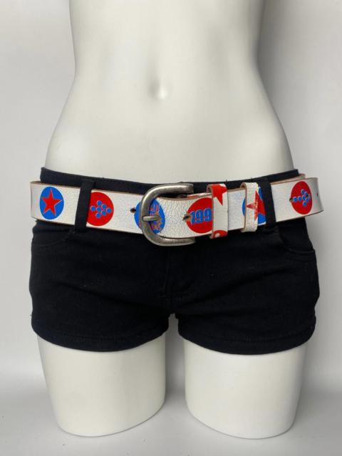 Other Designers Other - Vtg Co&Lu Sunny Color Statement Retro Genuine Leather Belt