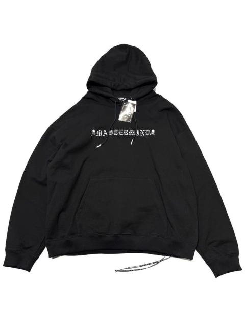 mastermind JAPAN mastermind JAPAN MJ BOXY RUBBED LOGO HOODIE in Black