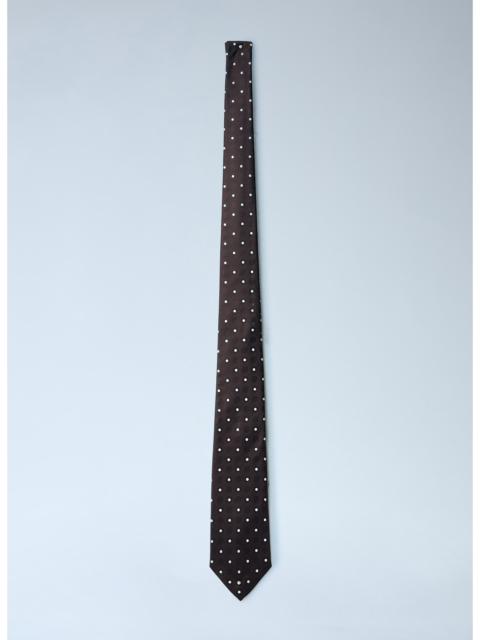 SAINT LAURENT Saint Laurent Women Dotted Silk Tie