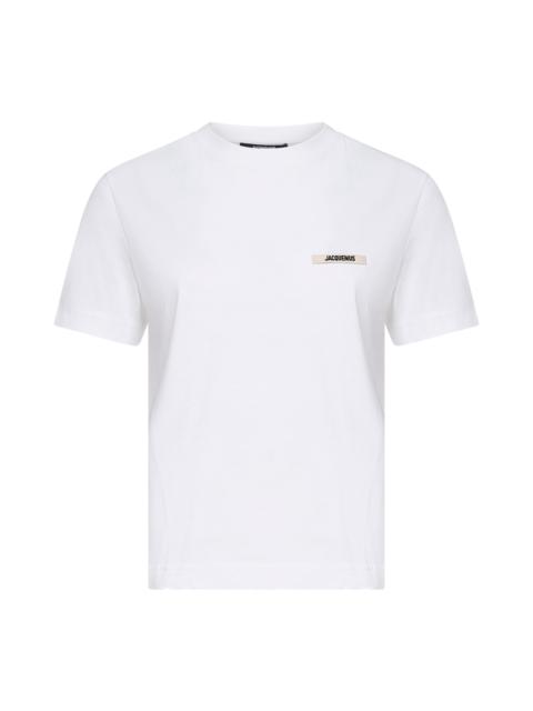 JACQUEMUS White The Gros Grain short-sleeve T-shirt