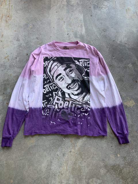 Other Designers Streetwear - Poetic Justice 2pac Tie Dye Long Sleeve Tshirt