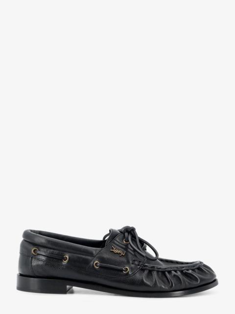 SAINT LAURENT Saint Laurent Le Loafer Bateau Leather Loafers