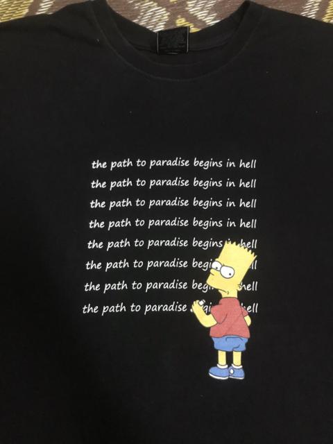 Other Designers Japanese Brand - the path to paradise begins in hell very rare simpsons tee