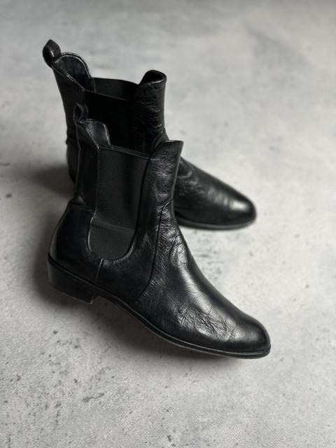 Other Designers Archival Clothing - AGL Leather Cowboy Boots Rare Italian Item Avant Garde y2k
