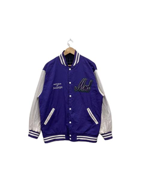 Brthbreath reversible varsity jacket cotton