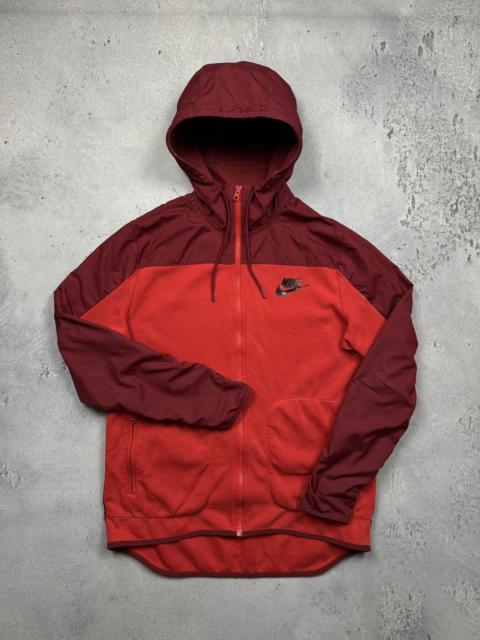 Nike Nike Vintage Zipper Hooded Fleece Jacket Swoosh Logo y2k 90s