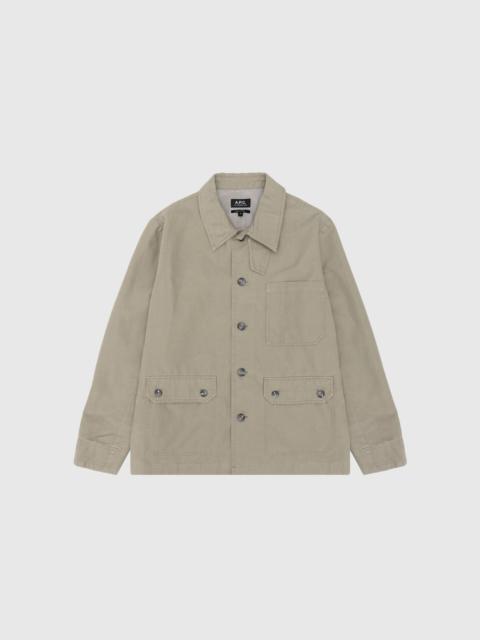 A.P.C. VESTE PIET CANVAS WORK JACKET