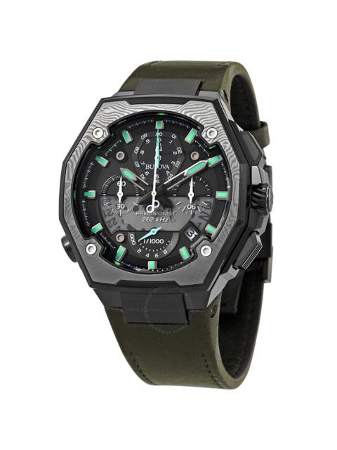 Other Designers Bulova Precisionist X Special Edition Chronograph Quartz Black Dial Men's Watch 98B355