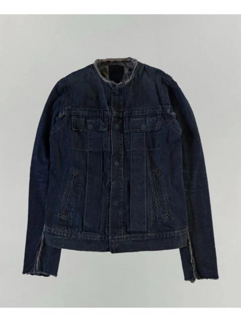 Rick Owens Rick Owens Slab AW01 Reconstructed Waxed Denim Jacket