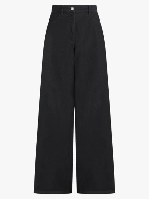 The Row CHAN WIDE LEG PANT | BLACK