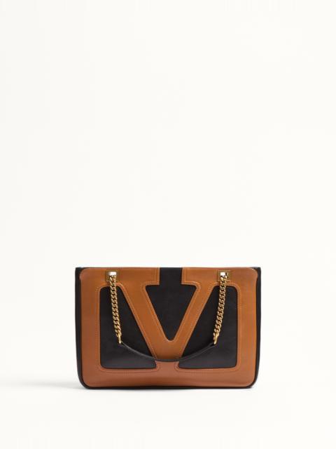 Valentino VALENTINO GARAVANI VIVA SUPERSTAR SMALL NAPPA LEATHER SHOPPING BAG