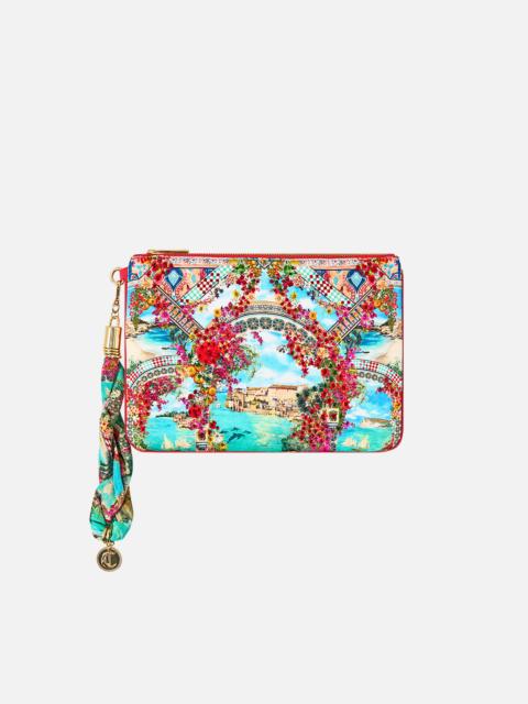 CAMILLA SCARF CLUTCH