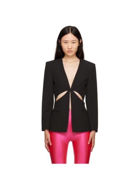 VERSACE JEANS COUTURE Black Slashed Blazer