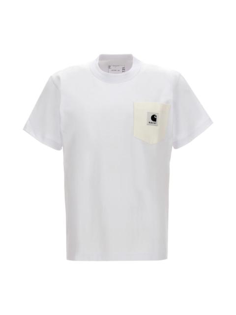 Sacai Women T-Shirt Sacai X Carhartt Wip
