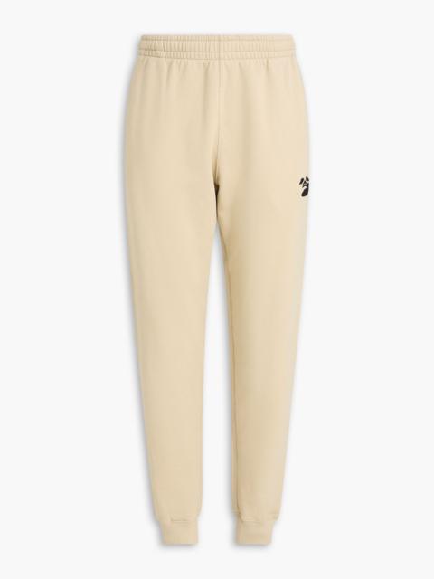 Off-White Embroidered cotton-jersey sweatpants