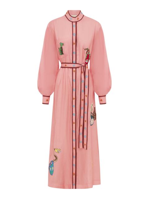 ALÉMAIS Timmy Embroidered Shirtdress