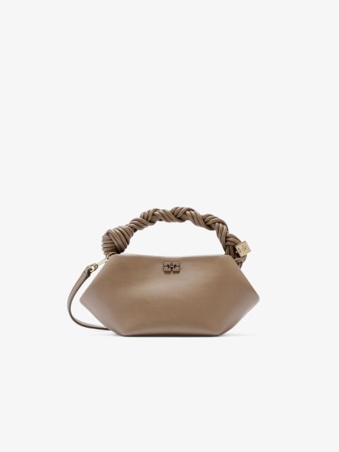 GANNI MINI BOU BAG IN BROWN