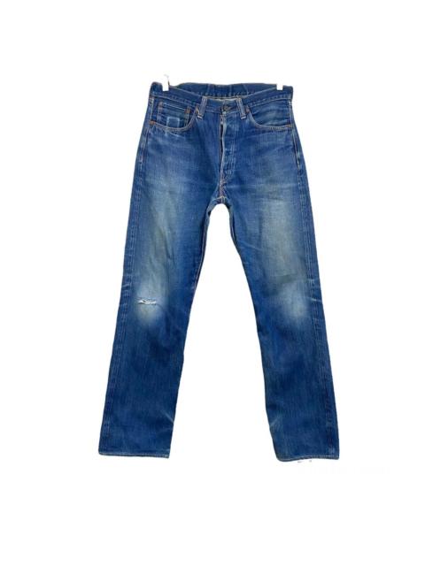 The Real McCoys Vintage The Real McCoy Distressed Denim Selvedge Jeans 32x33