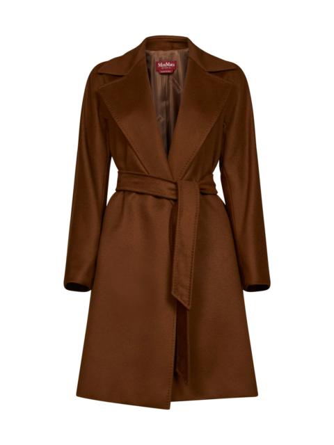 Max Mara Studio Max Mara Studio Women Tan Mstdravenna Belted Wrap Coat