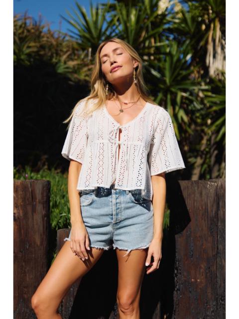 O'Neill Loni Eyelet Top