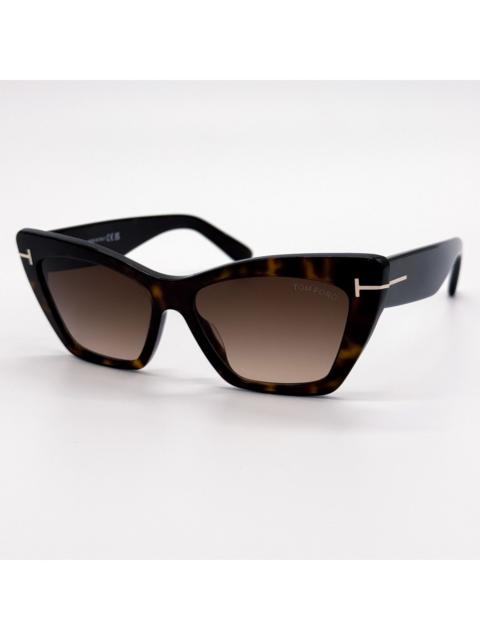TOM FORD New Tom Ford Wyatt Sunglasses FT0871/S 52F Cat Eye TF871