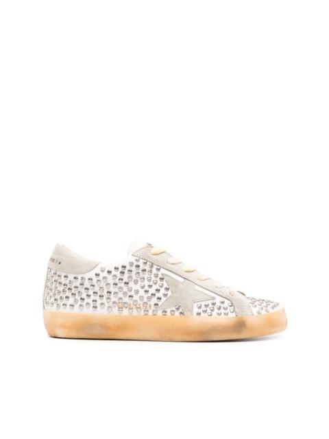 Golden Goose Super Star crystal-embellished sneakers