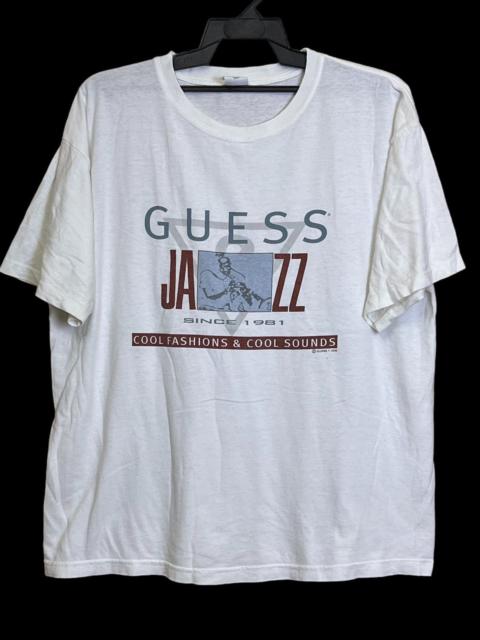 Other Designers COOL💥💥VINTAGE 90s GUESS JAZZ BIG LOGO 1996 TEE SHIRT