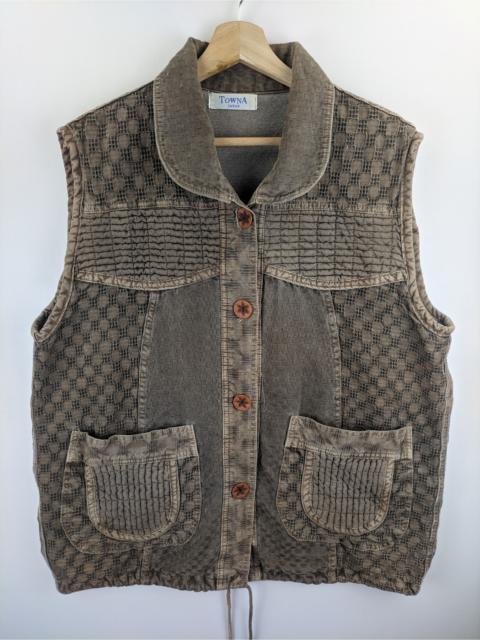 Other Designers Steals🔥Vintage Vest Patchwork inspired by Kapital Boro