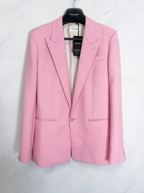 SAINT LAURENT Saint Laurent FW22 Pink Tuxedo Jacket