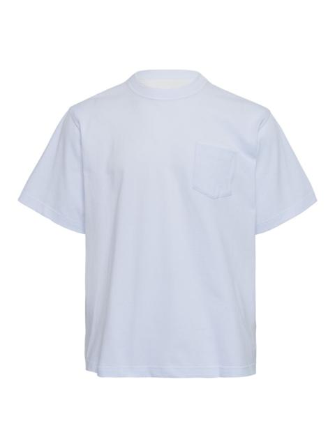 sacai Light Weight Denim x Cotton Jersey Tee