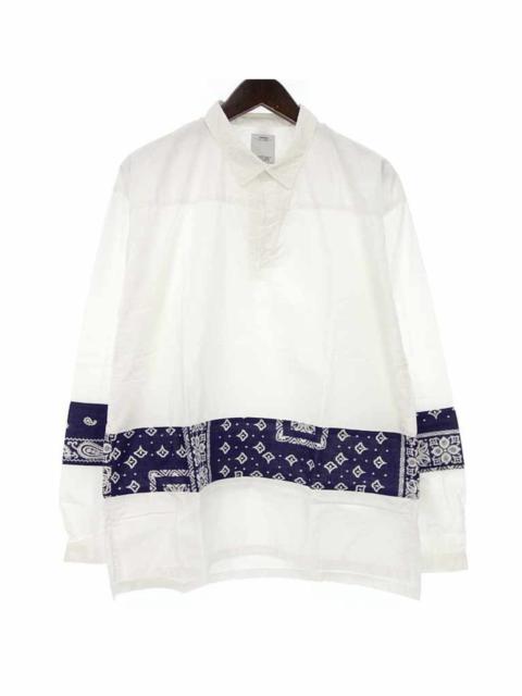 visvim VISVIM KERCHIEF BORDER TUNIC SHIRT