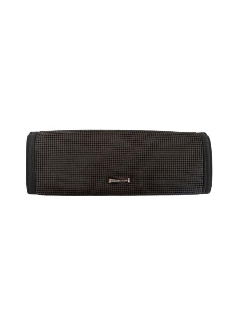 Other Designers Black Metal Mesh Envelope Clutch