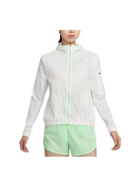 (WMNS) Nike Impossibly Light Waterproof Running Hooded Jacket (Asia Sizing) 'White' HJ3948-133