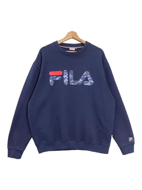 FILA Vintage Fila Big Logo Crewneck Sweatshirt Size XL