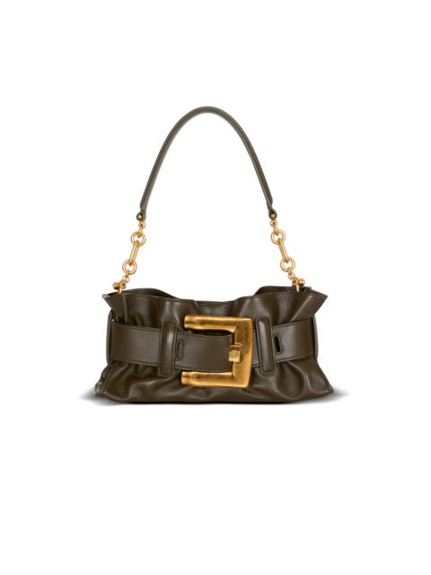 Balmain Mini Anthem Shoulder bag in calfskin leather