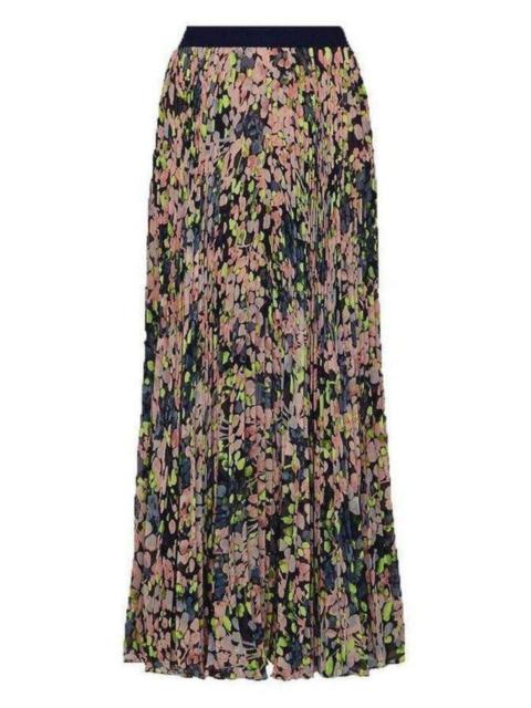 Other Designers BCBGMAXAZRIA - Pleated Floral Maxi Skirt