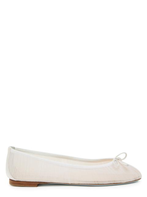 AQUAZZURA Aquazzura Voile Mesh and Satin Ballet Flats
