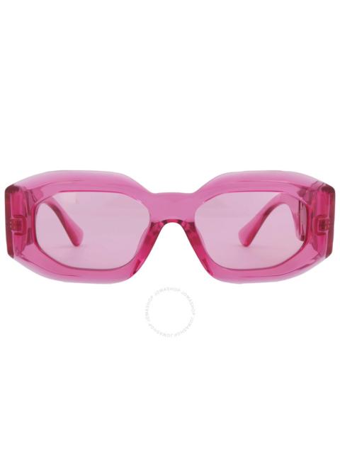 VERSACE Versace Pink Irregular Men's Sunglasses VE4425U 542184 53