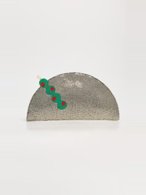 SIMONMILLER Beaded Lune Clutch