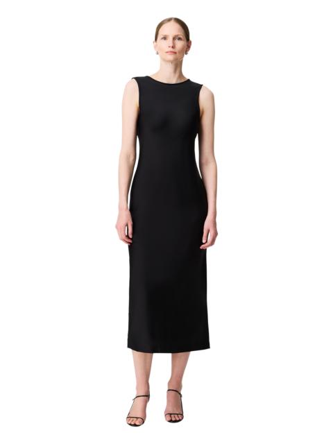 Another Tomorrow Another Tomorrow Cowl Back Sheath in Black at Nordstrom