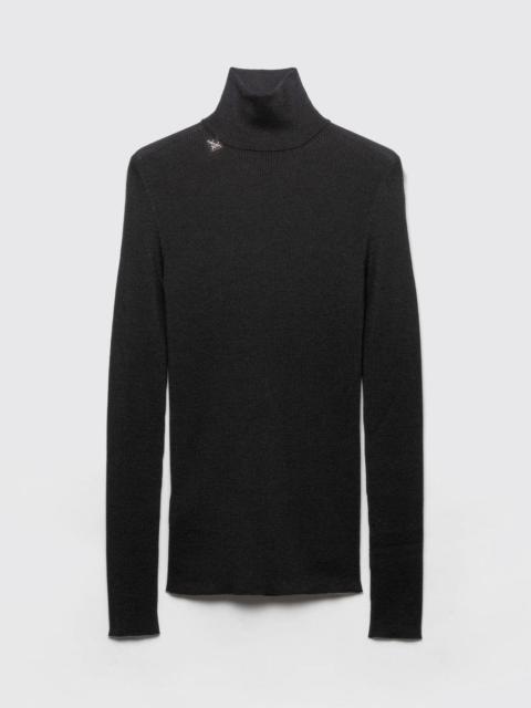 Prada Prada Women Ribbed Wool Turtleneck Sweater Prada