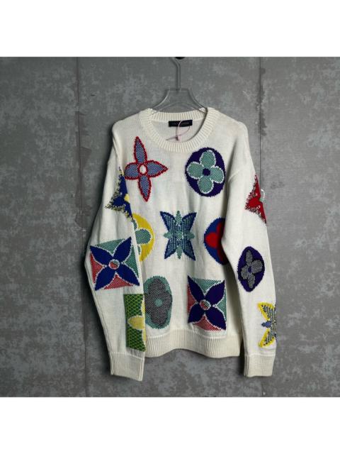 Louis Vuitton Louis Vuitton patterned knit sweater
