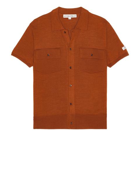 AFTER PRAY Maurice Polo Knit Cardigan