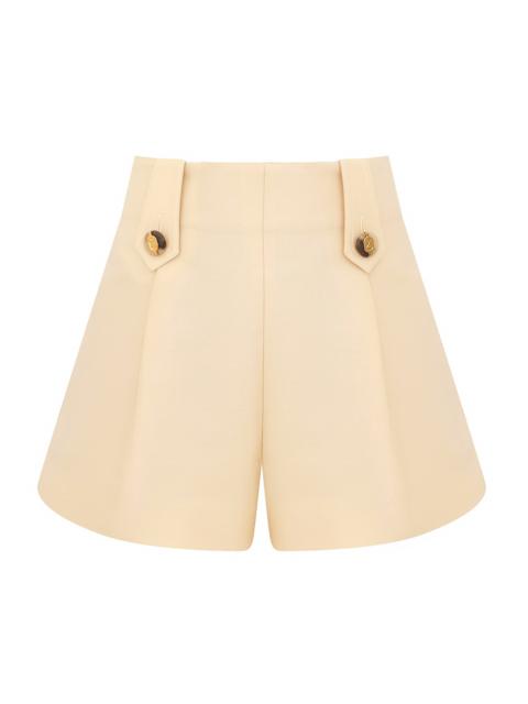 Zimmermann LUNA WOOL SILK TAILORED SHORT